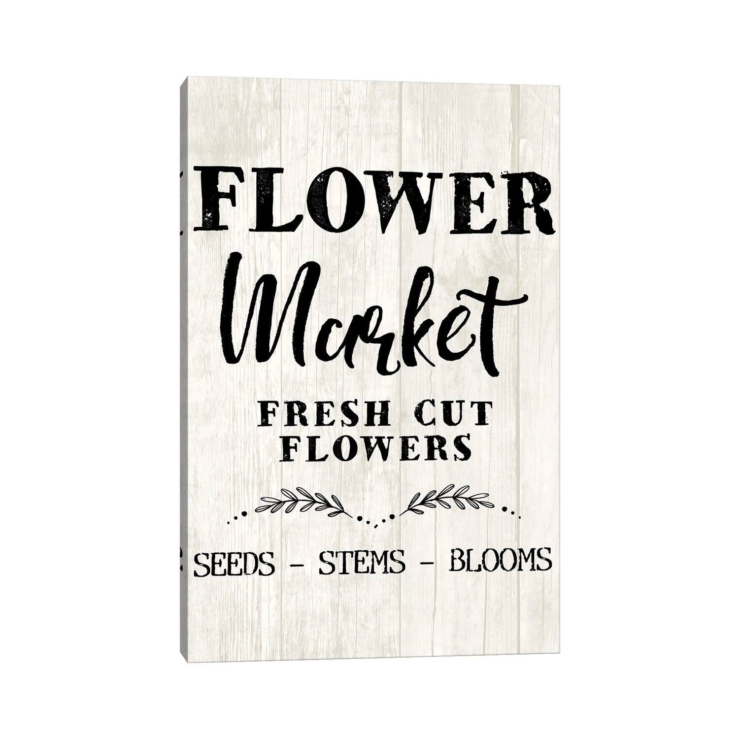 iCanvas "Flower Market" by Dogwood Portfolio Canvas Print Bed Bath